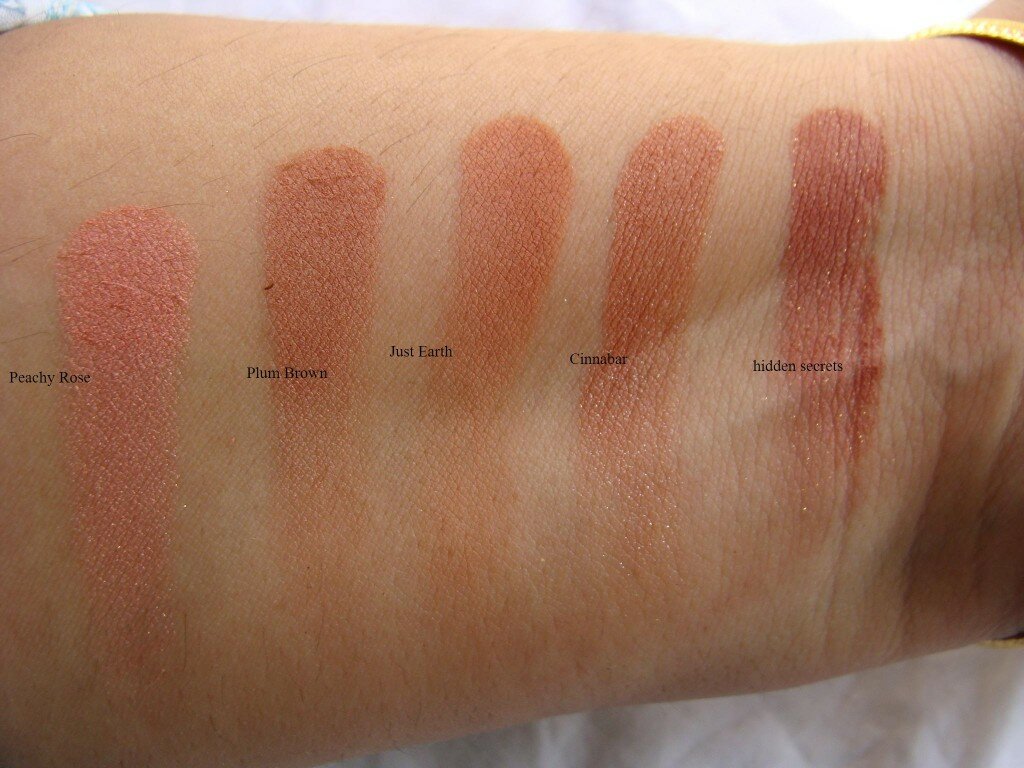 colorbar blush swatches